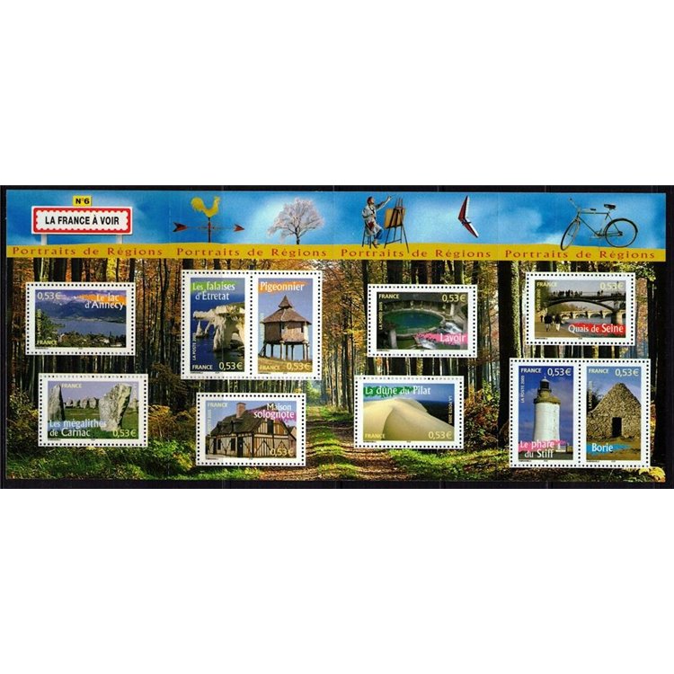 FRANCIA 2005 Regioni francesi (6ª serie) BF MNH**
