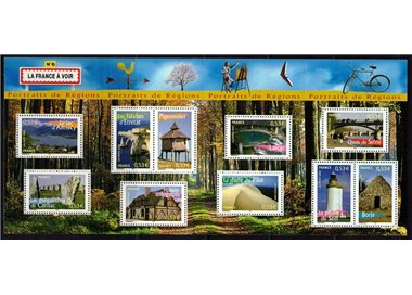 FRANCE 2005 French regions (6th series) s/s MNH**