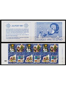 SVEZIA 1991 Natale (Letteratura per l'infanzia) LB MNH**