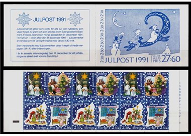 SWEDEN 1991 Christmas (Children's literature) booklet MNH**