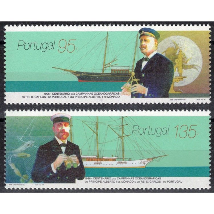 PORTOGALLO 1996 Campagne oceanografiche 2v MNH**