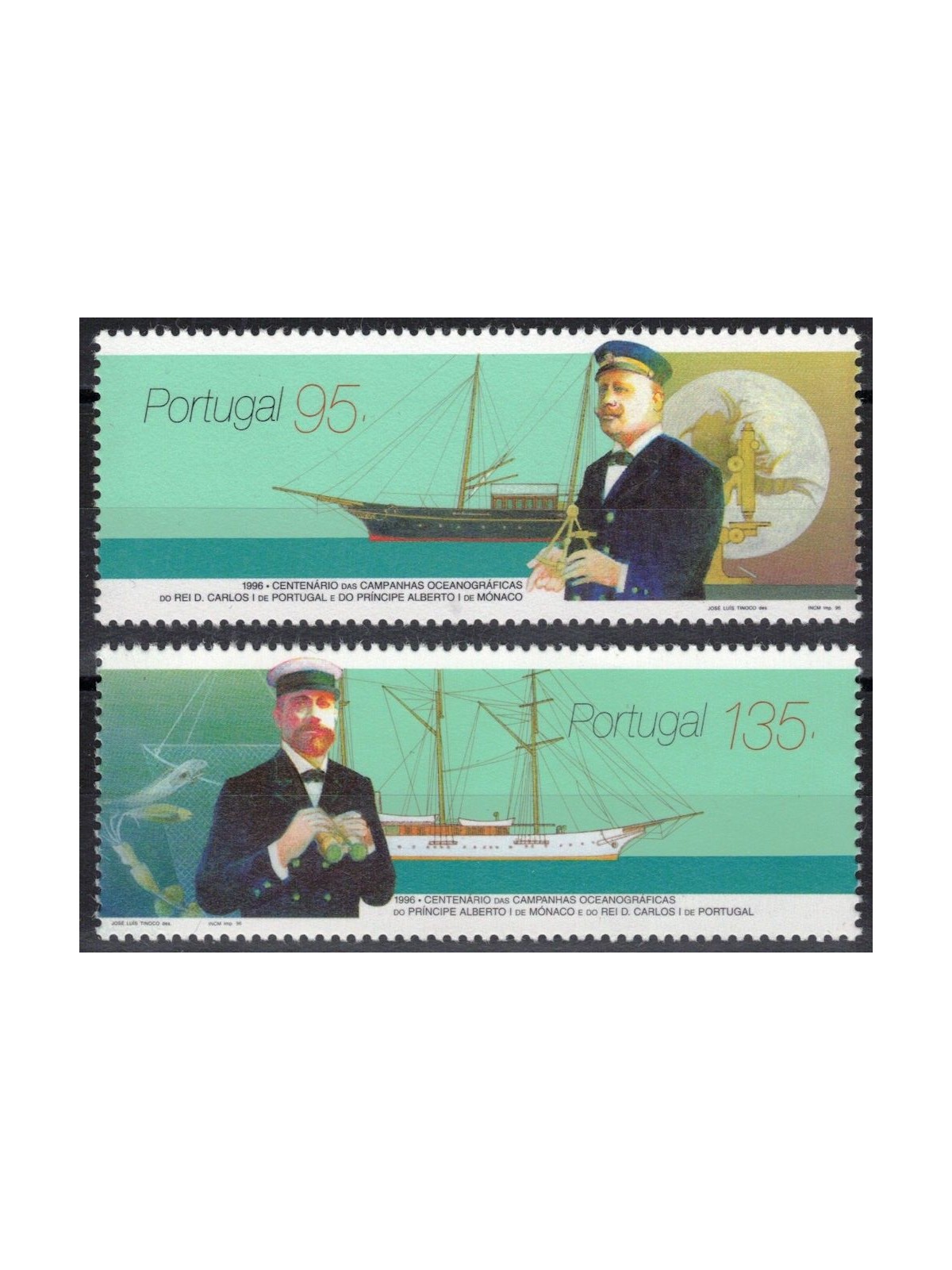 PORTUGAL 1996 Oceanographic Campaigns 2v MNH**