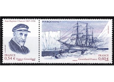 FRANCE 2007 Expeditions to Greenland (Jean-Baptiste Charcot) 2v MNH**