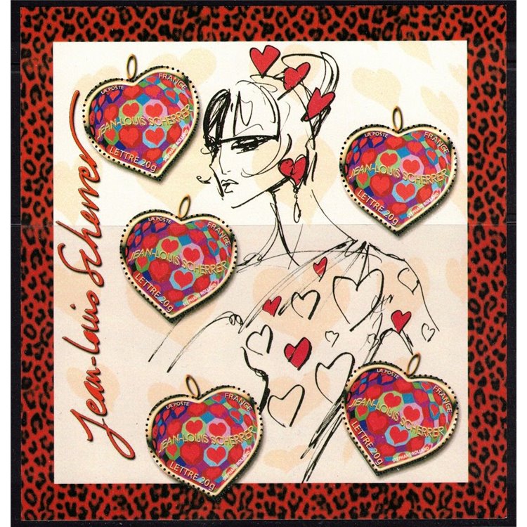 FRANCIA 2006 San Valentino (Jean-Louis Scherrer) BF MNH**