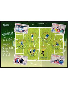 FRANCIA 2006 Campionati del mondo di calcio BF MNH**