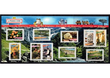 FRANCE 2006 Portraits of French regions (7th series) s/s MNH**