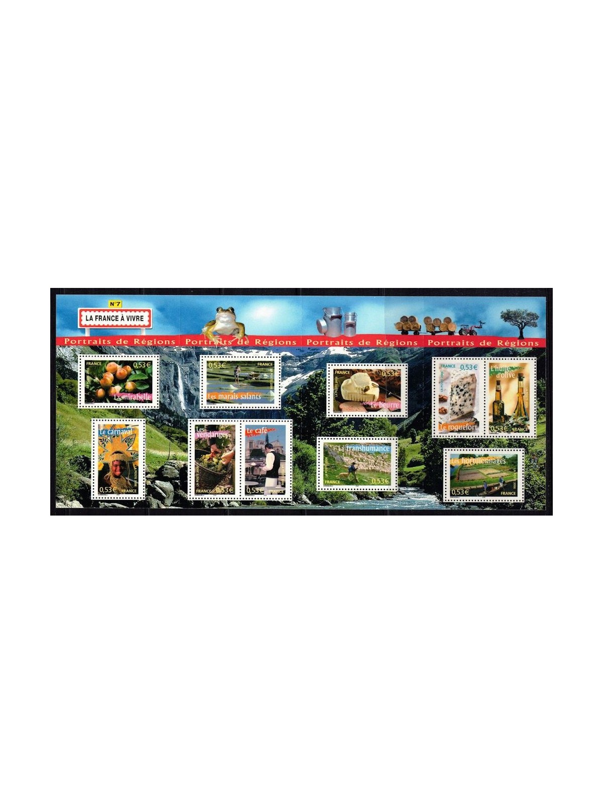 FRANCE 2006 Portraits of French regions (7th series) s/s MNH**