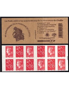 FRANCE 2007 Marianne di Cheffer booklet MNH**