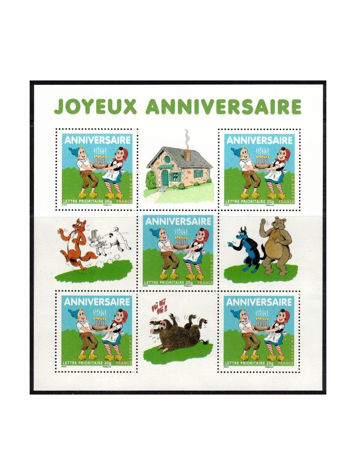 FRANCE 2006 Greetings Stamp (Comics) s/s MNH**