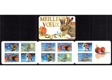 FRANCE 2007 Christmas and New Year booklet MNH**