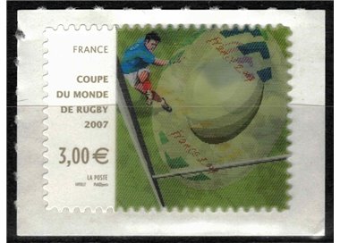 FRANCIA 2007 Coppa del Mondo di Rugby MNH**