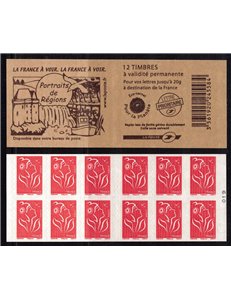 FRANCE 2007 Marianne of the French (3744A-C6) booklet MNH**