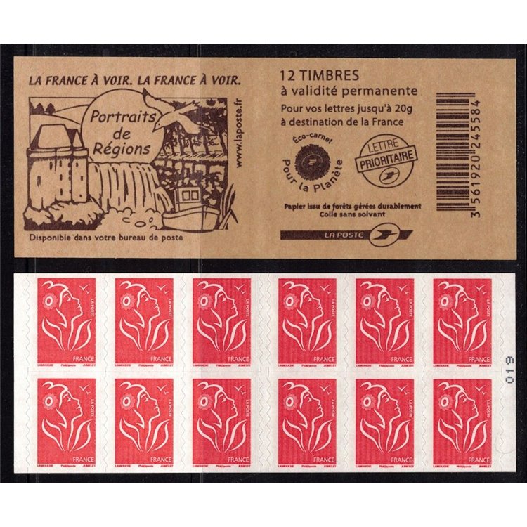 FRANCE 2007 Marianne of the French (3744A-C6) booklet MNH**