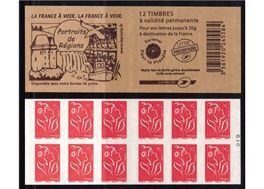 FRANCE 2007 Marianne of the French (3744A-C6) booklet MNH**