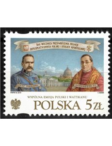 POLAND 2019 Diplomatic Relations MNH**