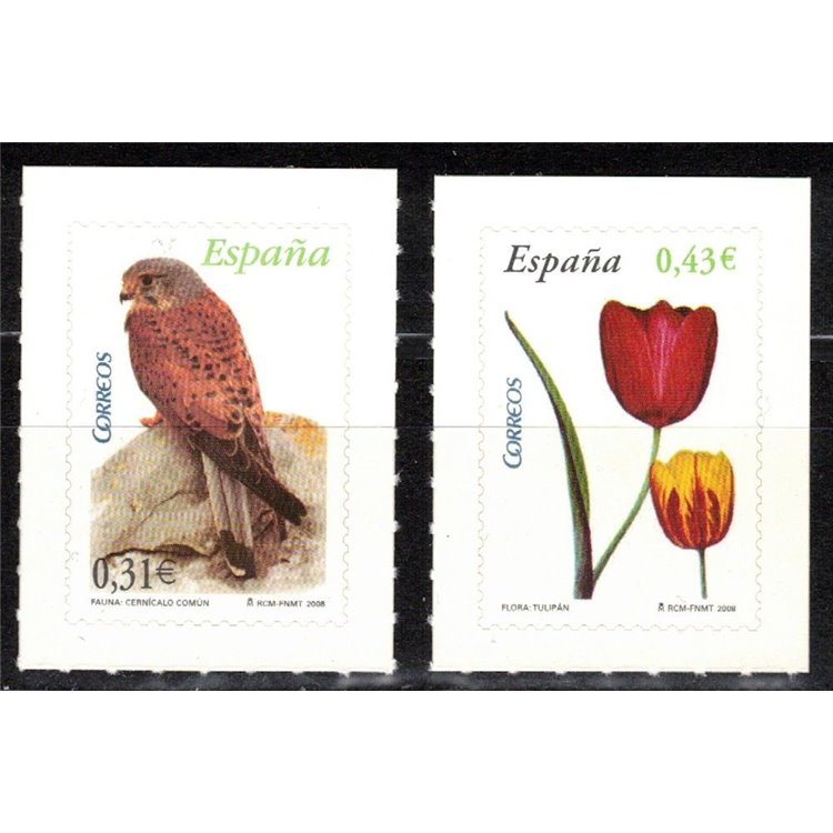 SPAGNA 2008 Fauna e flora 2v MNH**