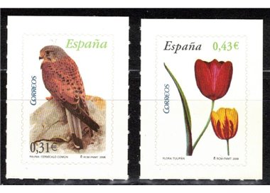 SPAGNA 2008 Fauna e flora 2v MNH**