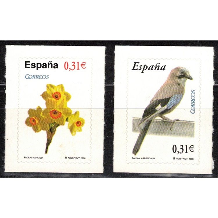 SPAIN 2008 Fauna and flora 2v MNH** (2)