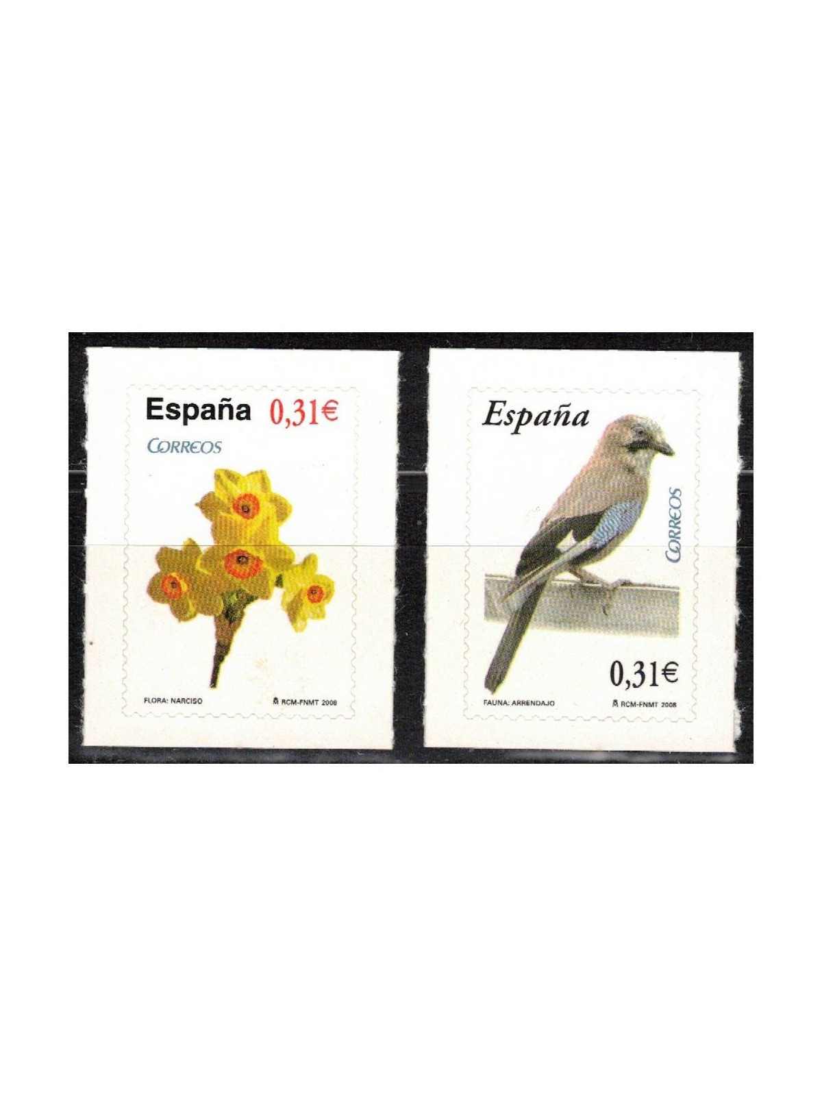 SPAIN 2008 Fauna and flora 2v MNH** (2)