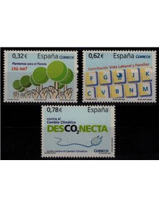 SPAIN 2009 Civic Values (4th series) 3v MNH**