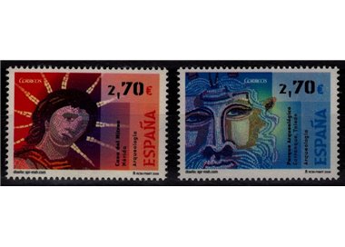SPAGNA 2009 Archeologia (Mosaici) 2v MNH**