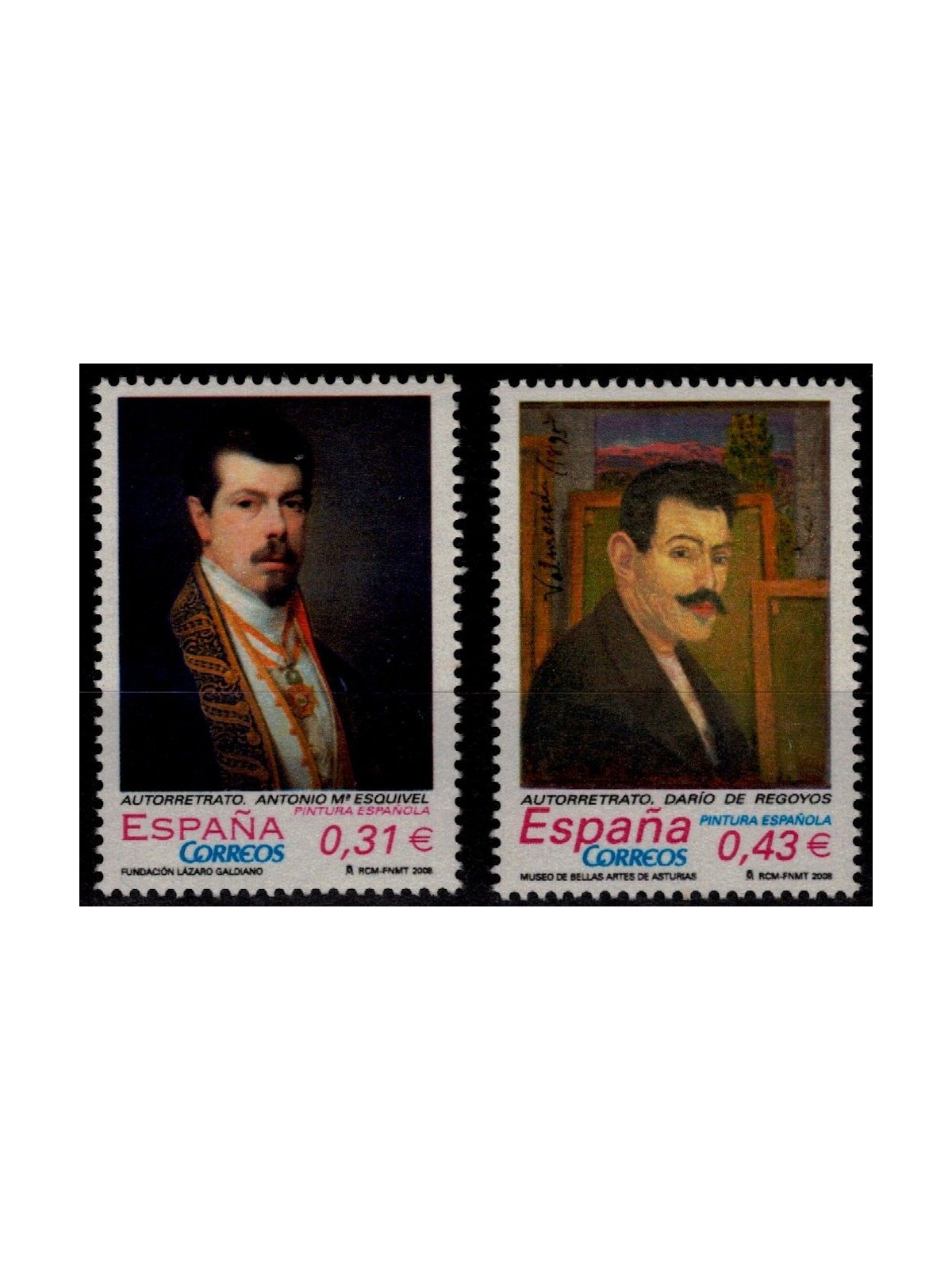 SPAGNA 2008 Pittori spagnoli 2v MNH**