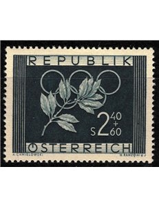 AUSTRIA 1952 Olimpiadi di Oslo e Helsinki MH*