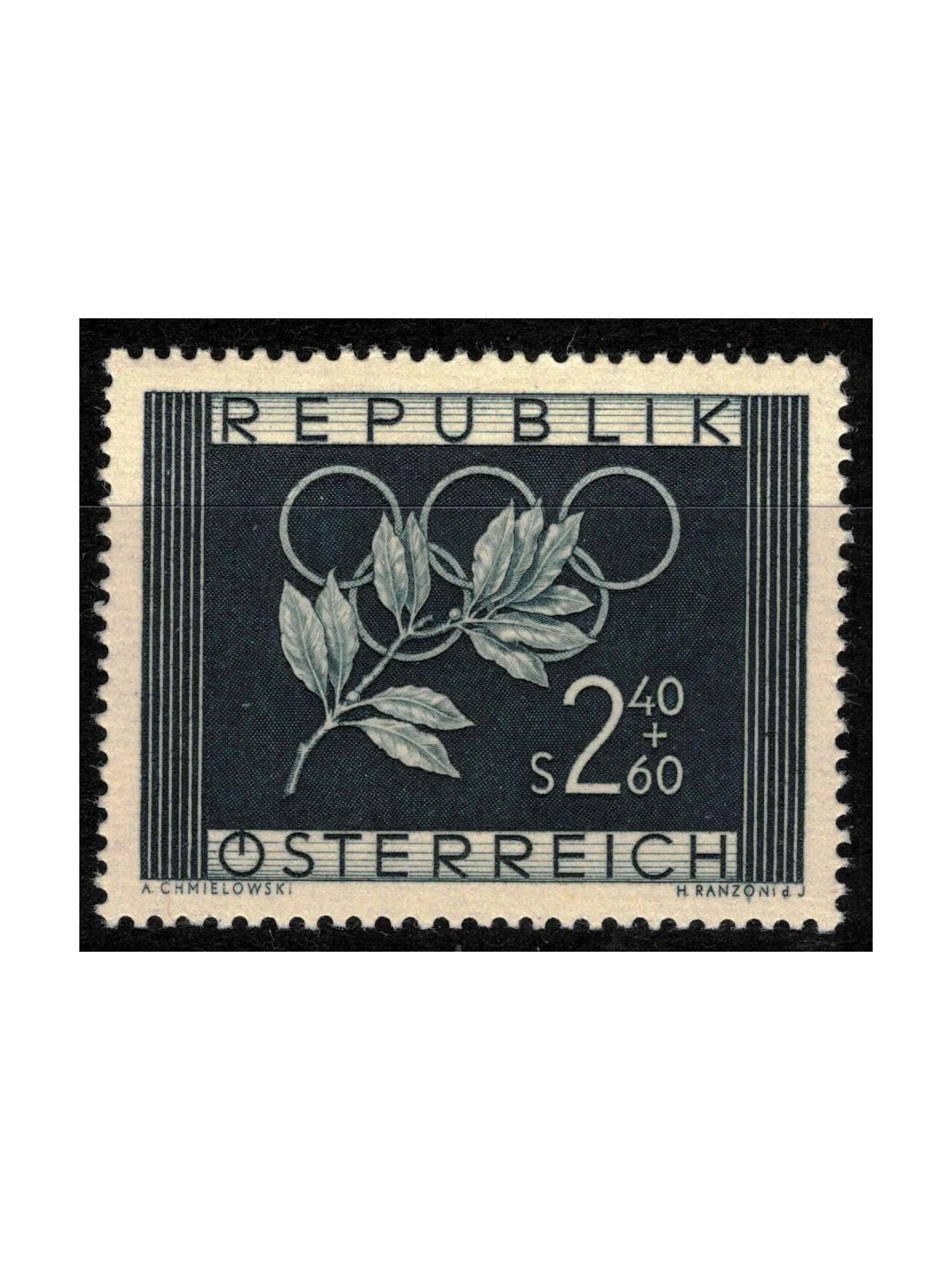 AUSTRIA 1952 Oslo and Helsinki Olympics MH*