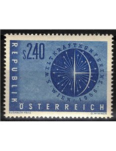 AUSTRIA 1956 Energy Conference MNH**