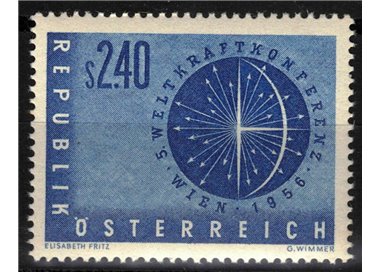 AUSTRIA 1956 Conferenza dell'energia MNH**