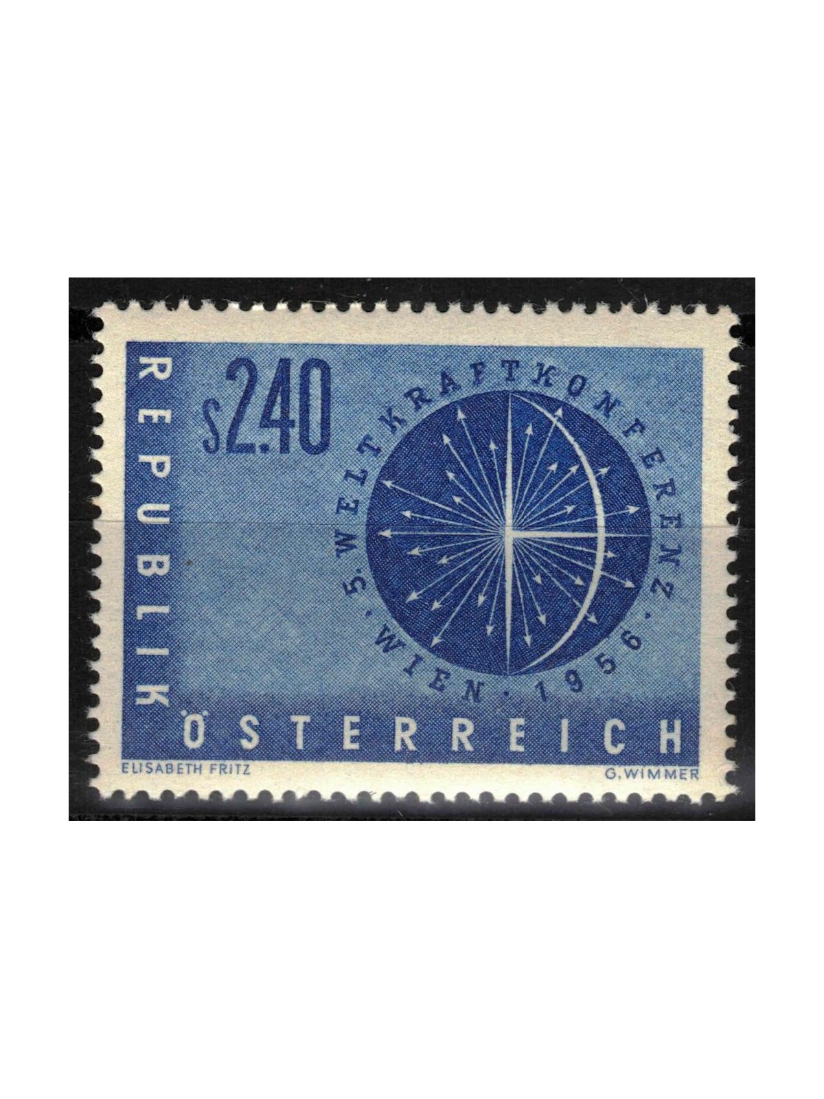 AUSTRIA 1956 Conferenza dell'energia MNH**