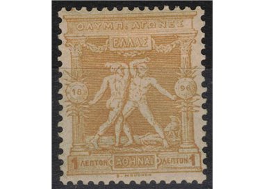 GREECE 1896 Olympics (1 lepta) MH*