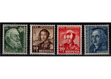 SWITZERLAND 1942 Pro Juventute 4v MNH**