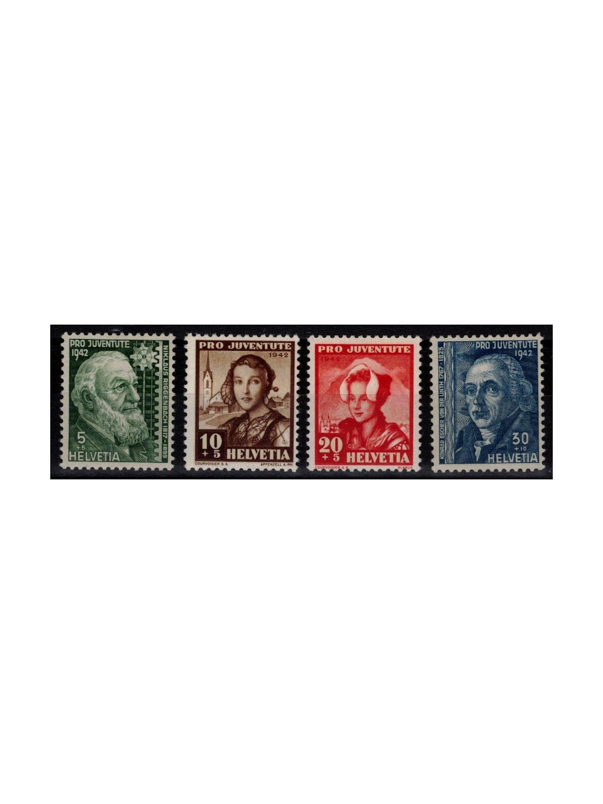 SWITZERLAND 1942 Pro Juventute 4v MNH**