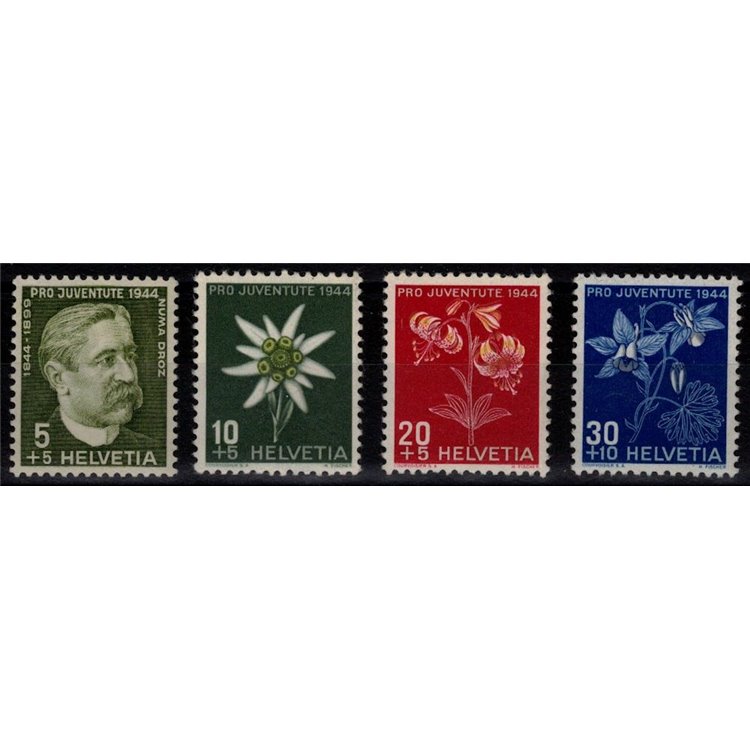 SVIZZERA 1944 Pro Juventute 4v MNH**