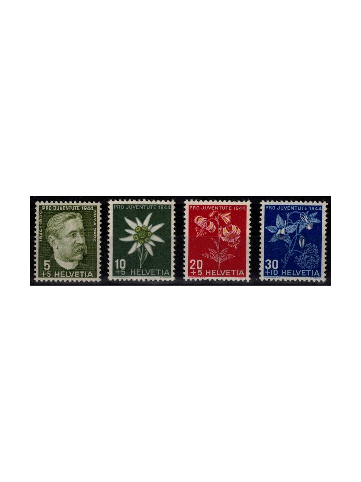 SVIZZERA 1944 Pro Juventute 4v MNH**