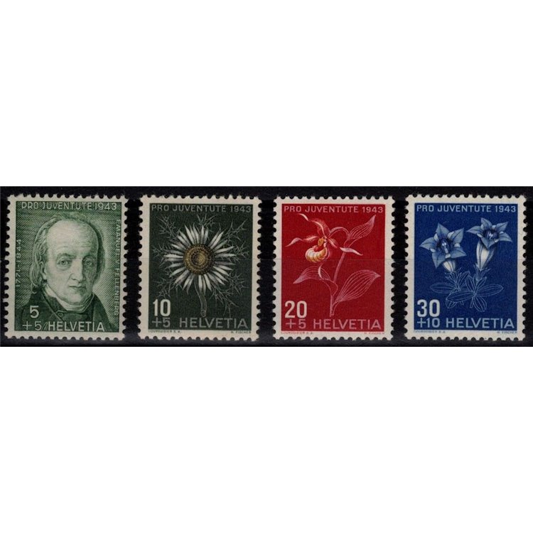 SVIZZERA 1943 Pro Juventute 4v MNH**