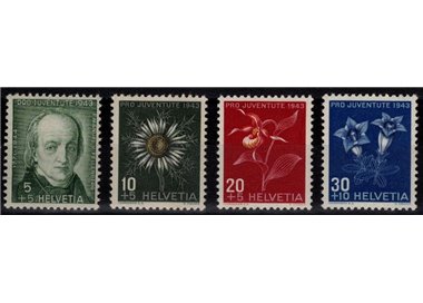 SWITZERLAND 1943 Pro Juventute 4v MNH**