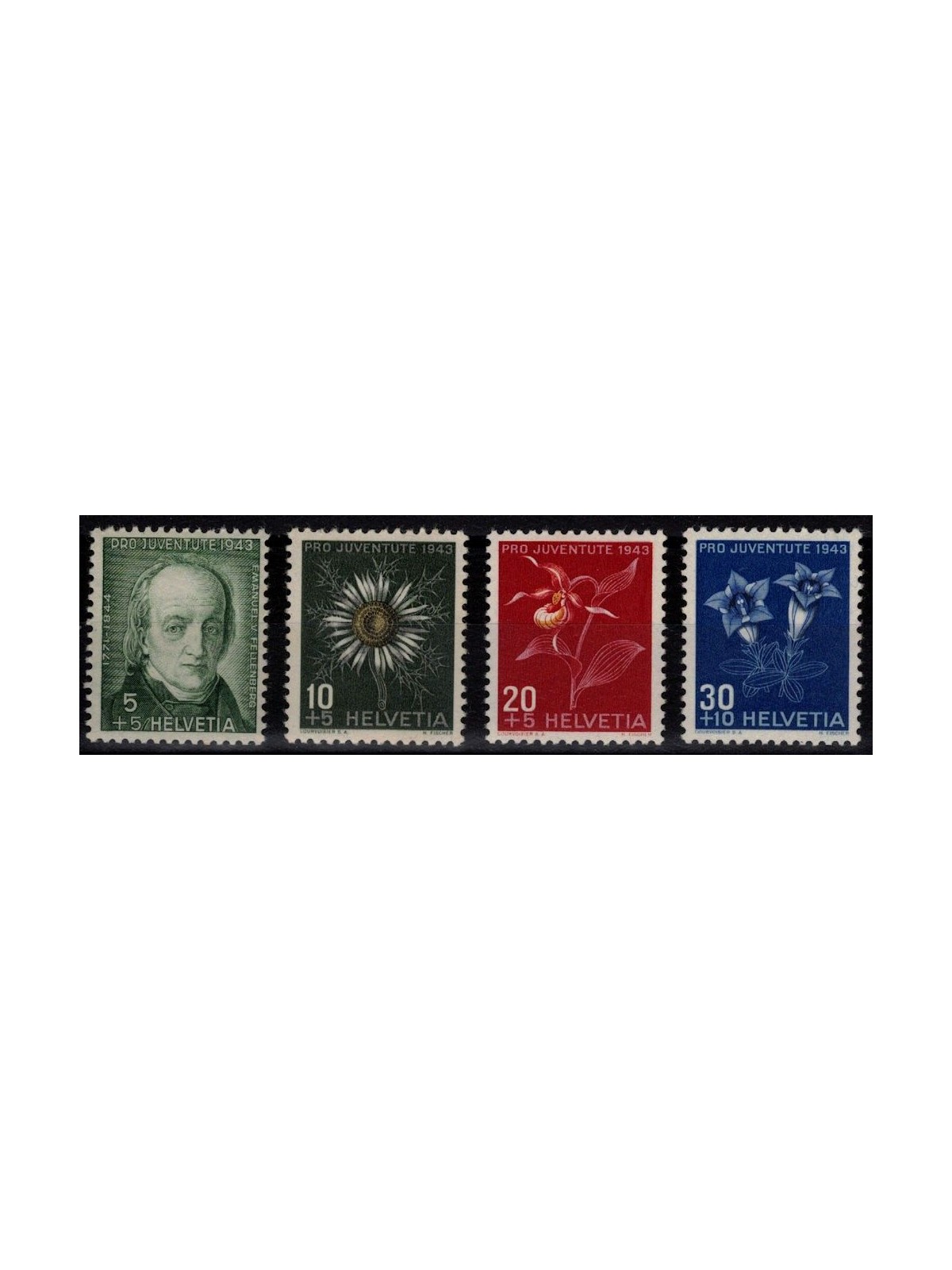 SVIZZERA 1943 Pro Juventute 4v MNH**
