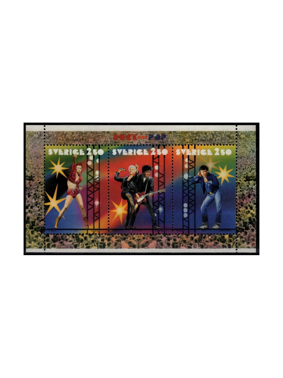 SWEDEN 1991 Modern Music s/s MNH**