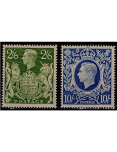 GRAN BRETAGNA 1942 Re Giorgio V 2v MNH**