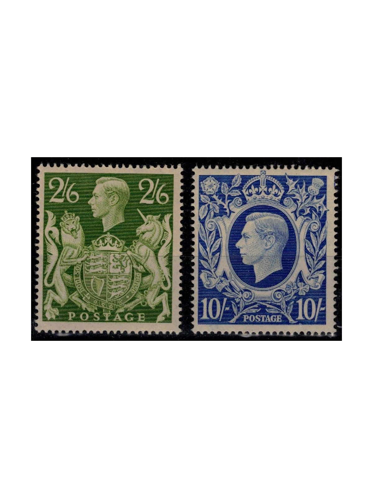 GRAN BRETAGNA 1942 Re Giorgio V 2v MNH**