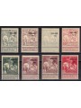 BELGIO 1911 Esposizione di Charleroi 8v MH*