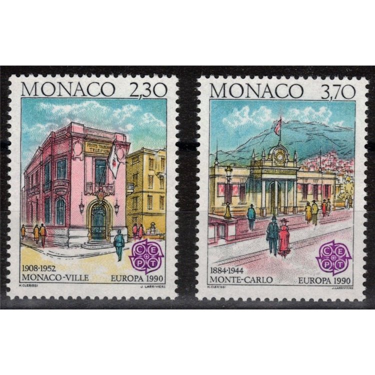 MONACO 1990 Europe 2v MNH**