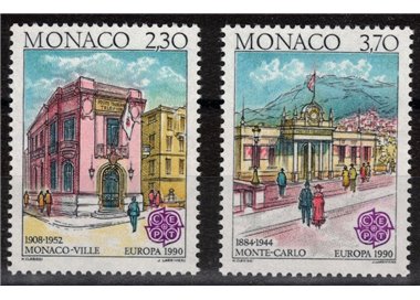 MONACO 1990 Europe 2v MNH**