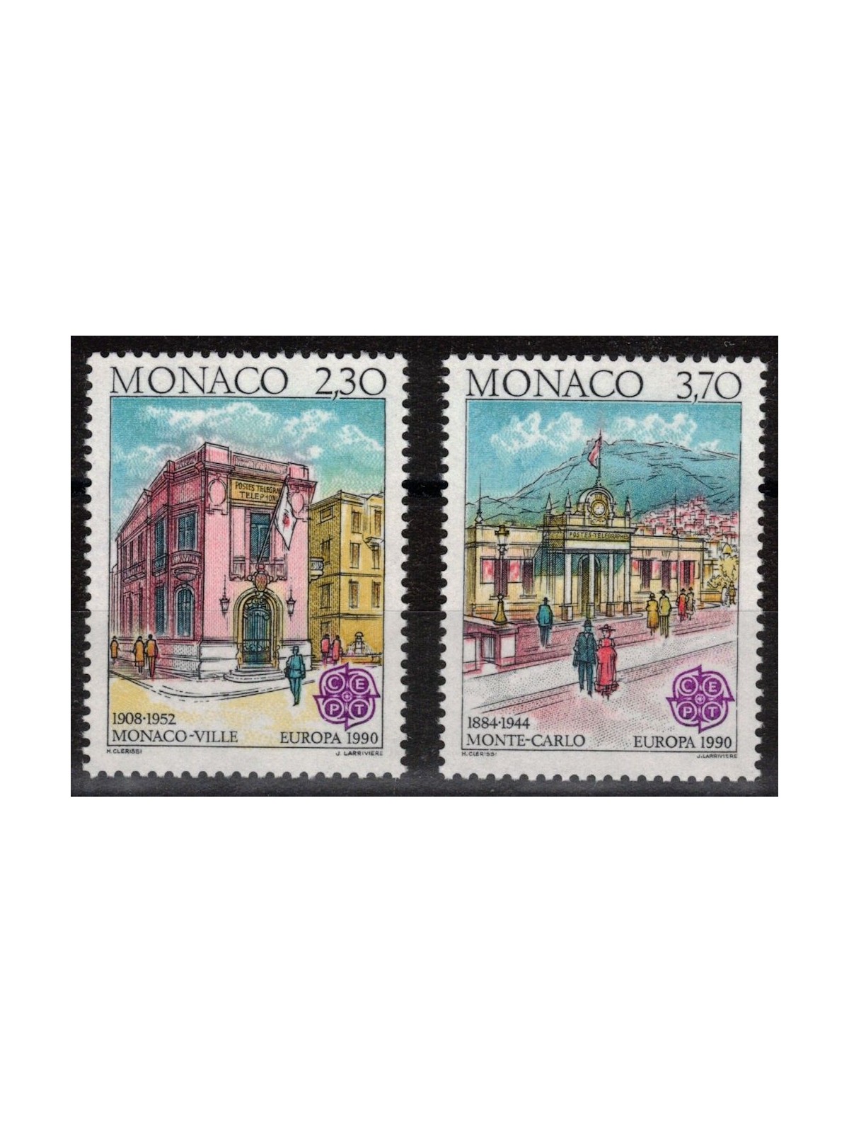 MONACO 1990 Europe 2v MNH**