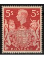 GREAT BRITAIN 1939 Effigy of King George VI (5s carmine red) MNH**