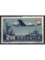 SWITZERLAND 1947 Direct line Switzerland-United States (airmail) MH*