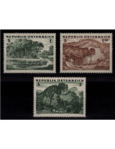 AUSTRIA 1962 Austrian Forests 3v MNH**