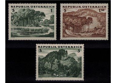 AUSTRIA 1962 Foreste austriache 3v MNH**
